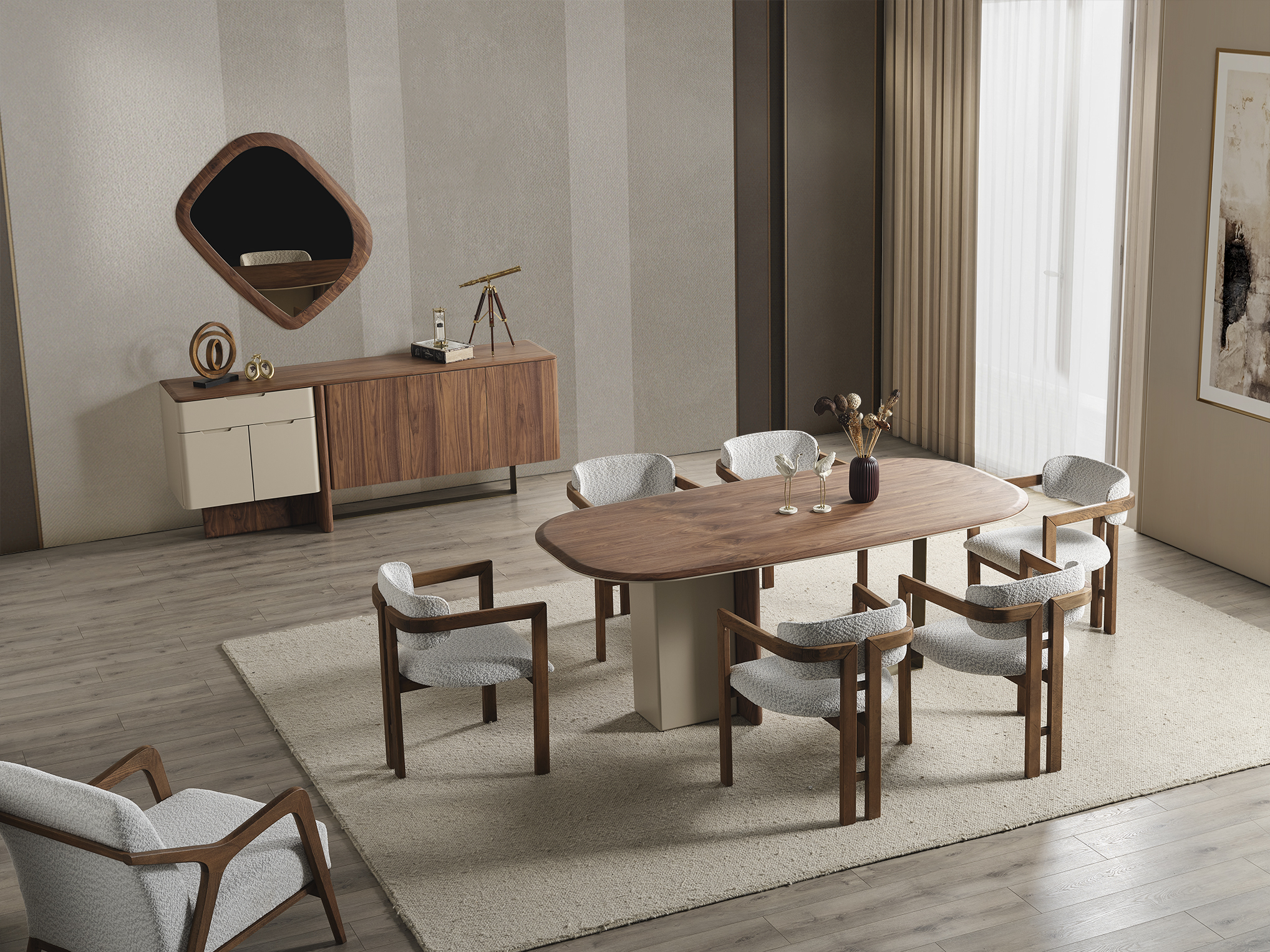 Loren Yemek Odası Takımı